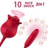 Rosa con lengüeta y huevo vibrador del Roselip