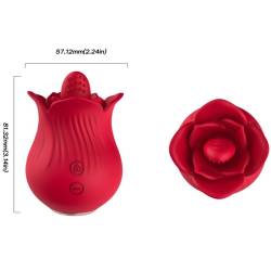 Armony - rosa vibrador & estimulador rojo - - 4