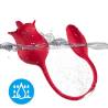 Armony - rosa vibrador estimulador clítoris con cola 10 modos rojo - 3