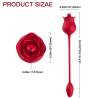 Armony - rosa vibrador estimulador clítoris con cola 10 modos rojo - 4
