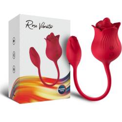 Armony - rosa vibrador estimulador clítoris con cola 10 modos rojo - - 5