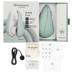 Womanizer - liberty 2 estimulador & succionador clitoris verde claro