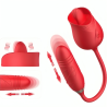 Armony - delight flower vibrador & thrusting con lengua rojo - 1