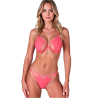 Passion - resilque set sujetador + tanga rojo s/m - 1