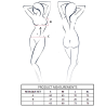 Passion - resilque set sujetador + tanga blanco s/m - 4