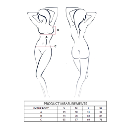 Passion - evalie body blanco l/xl
