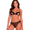Passion - intimari set sujetador + bragas negro s/m - 1