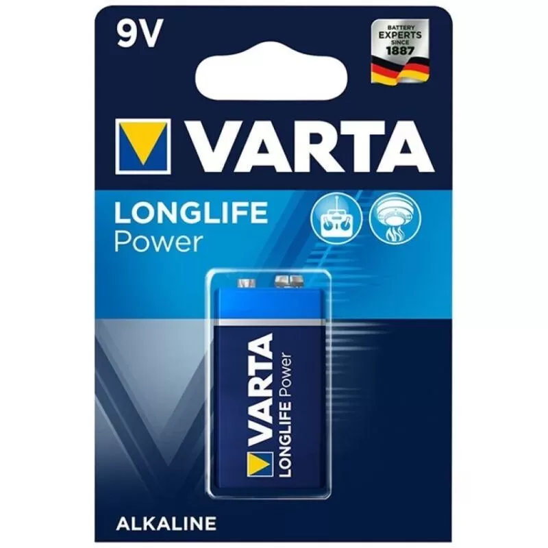Varta longlife power pila alcalina 9v lr61 blister*1 Varta longlife power pila alcalina 9v lr61 blister*1