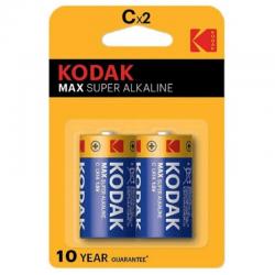 Kodak max pila alcalina c lr14 blister*2