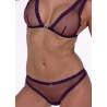 Passion - belissana set sujetador + tanga violeta s/m - 2