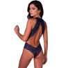 Espalda abierta del body Passion Velmore azul