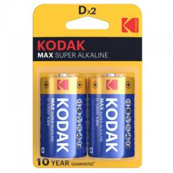 Kodak max pila alcalina d lr20 blister*2