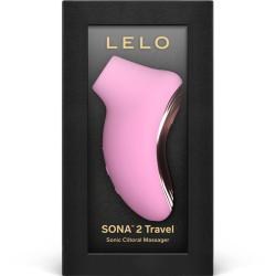 Lelo - sona 2 travel masajeador sónico de clítoris rosa