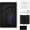 Contenido de LELO ENIGMA Double Sonic negro con cable y bolsa
