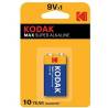 Kodak max pila alcalina 9v lr61 blister*2 - 1