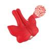 Armony - pinzas para pezones magnética con vibración forma mariposa rojo - 6