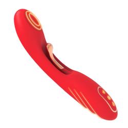Armony - vibrador con lengua oscilante rojo