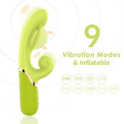 Armony - vibrador estimulador punto a inflable verde