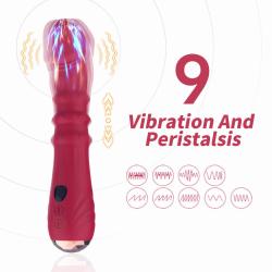 Armony - dildo vibrador estimulador punto a termoajustable rojo