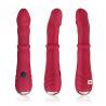 Armony vibrador punto A rojo, tres vistas