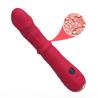 Armony vibrador punto A rojo inclinado con detalle de la textura
