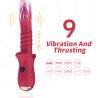 Dildo vibrador Armony punto A rojo con sus 9 modos de vibración