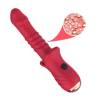 Dildo vibrador Armony punto A rojo, detalle de la textura
