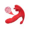 Armony vibrador panty rojo, detalle de la textura