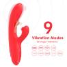 Armony - vibrador estimulador punto g y clítoris con lengua oscilante rojo - 3