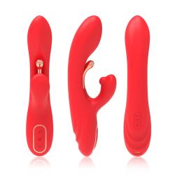 Armony - vibrador estimulador punto g y clítoris con lengua oscilante rojo