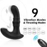 Armony vibrador prostático negro con sus 9 modos de vibración y el mando