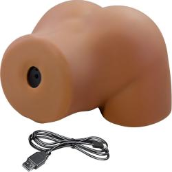 Crazy bull - geriann trasero femenino realista vibrador & succionador con sonido 5.5 kg