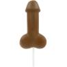 Piruleta de chocolate con leche Dick Stick sin envoltorio