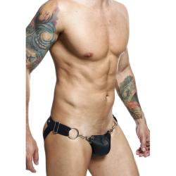 Mob - dngeon jockstrap negro a presión talla única