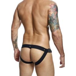 Mob - dngeon jockstrap negro a presión talla única