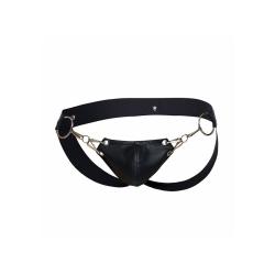 Mob - dngeon jockstrap negro a presión talla única
