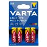 Varta max power pila alcalina aa lr6 blister*4 - 1