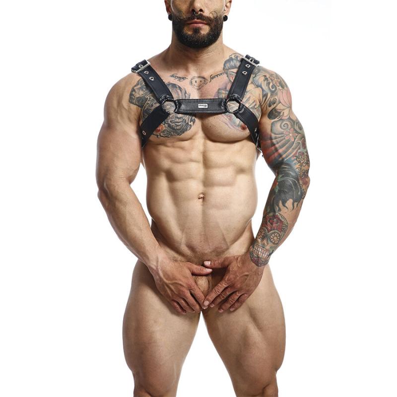 Mob - dngeon arnés de cadena negra talla única