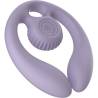 Snail vibe - gizi dúo estimulador de parejas control remoto lila - 2