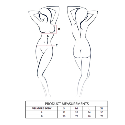 Passion - velmore body negro l/xl