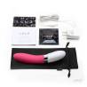 Contenido del LELO LIV 2 fucsia: vibrador, cargador, bolsita e instrucciones