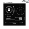 Addicted toys - limpiador anal con adaptador universal modelo 1 - 5