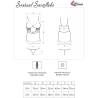 Livco corsetti fashion - sensual snowflake lc 90603 camisa + tanga + diadema - 5