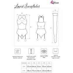 Livco corsetti fashion - limpid snowflakes lc 90604 body + medias + diadema - 5 Livco corsetti fashion - limpid snowflakes lc 90604 body + medias + diadema - 5