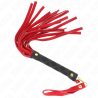 Kink - látigo mini piel de ante rojo 30 cm - 1
