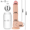 Medidas del dildo Mr Intense Brosnan de 22 cm