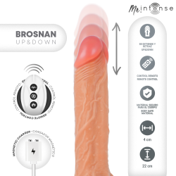 Mr intense - brosnan realístico multifunción con vibración up and down control remoto 22 cm -o- 4 cm - 3