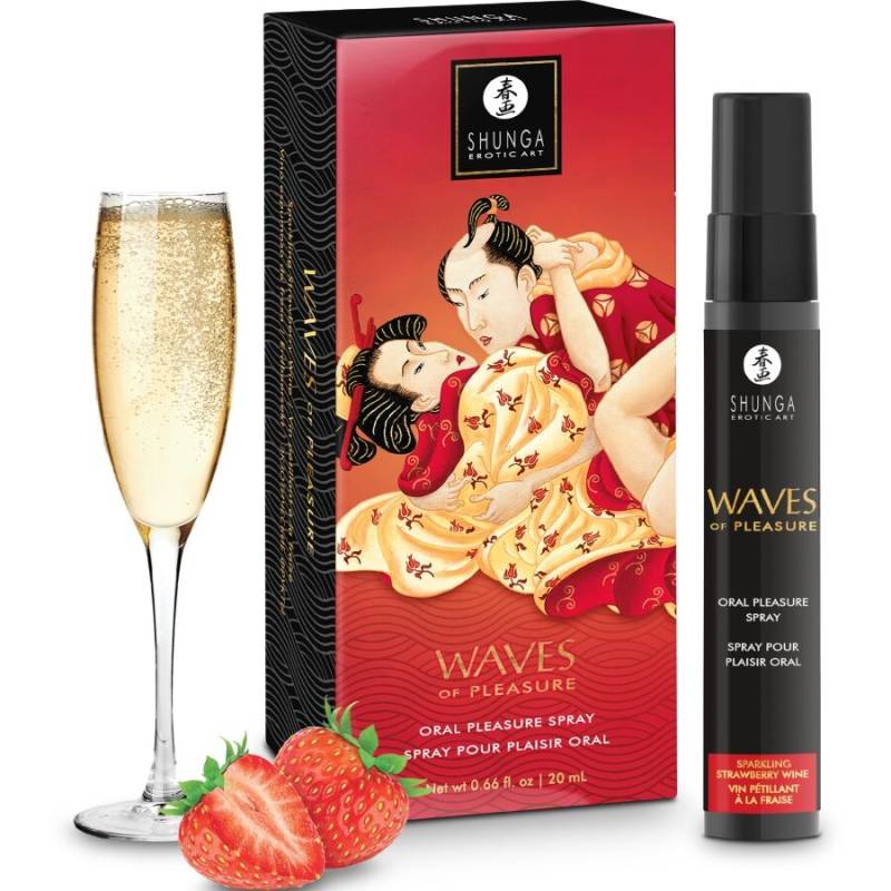 Shunga - waves pleasure spray oral seductor fresa 20 ml - 1 Shunga - waves pleasure spray oral seductor fresa 20 ml - 1