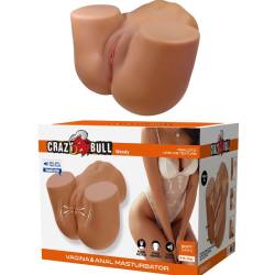 Crazy bull - wendy trasero femenino realista vibrador & succionador con sonido 11 kg - 2