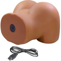 Crazy bull - wendy trasero femenino realista vibrador & succionador con sonido 11 kg - 5